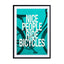Nice People Ride Bicycles Wall Art - Drawdeck