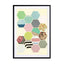 Florals And Stripes Wall Art - Drawdeck