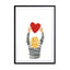 Fang Das Herz 2 Wall Art - Drawdeck