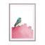 Bird On Pink Wall Art - Drawdeck