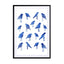 Blue Birds Wall Art - Drawdeck