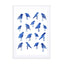 Blue Birds Wall Art - Drawdeck