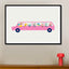 Pink-car