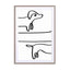 One Line Dachshund 3 Wall Art - Drawdeck
