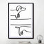 One Line Dachshund 3 - Drawdeck