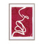 Ruby Abstract Face 1 Wall Art - Drawdeck