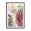 Ruby Abstract Flowers 1 Wall Art - Drawdeck