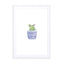 Blue Cactus Wall Art - Drawdeck
