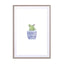 Blue Cactus Wall Art - Drawdeck
