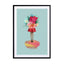 The Floral Girl Wall Art - Drawdeck
