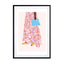 Pastel skirt Wall Art - Drawdeck