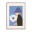 Blue Daisy Girl 1 Wall Art - Drawdeck