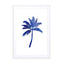 Blue Palm Tree Wall Art - Drawdeck