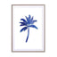 Blue Palm Tree Wall Art - Drawdeck