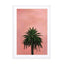 Pink Palm Wall Art - Drawdeck