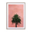 Pink Palm Wall Art - Drawdeck