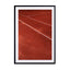 Lines On The Tennis Court Wall Art - Drawdeck