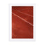 Lines On The Tennis Court Wall Art - Drawdeck