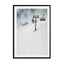 Riding The Lift In Winter Wall Art - Drawdeck