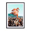 Flamingo Desert Wall Art - Drawdeck