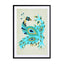 Peacock – Turquoise & Gold Wall Art - Drawdeck