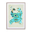 Peacock – Turquoise & Gold Wall Art - Drawdeck