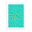 Wild At Heart – Turquoise Wall Art - Drawdeck