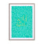 Wild At Heart – Turquoise Wall Art - Drawdeck