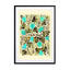 Tropical Wanderlust – Turquoise & Olive Wall Art - Drawdeck