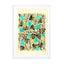 Tropical Wanderlust – Turquoise & Olive Wall Art - Drawdeck