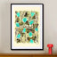 Tropical Wanderlust – Turquoise & Olive - Drawdeck