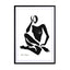 black figure 4 Wall Art - Drawdeck