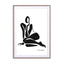 black figure 6 Wall Art - Drawdeck