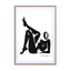 black figure 8 Wall Art - Drawdeck