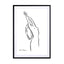 black line 1 Wall Art - Drawdeck