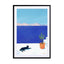 Cat on the roof Wall Art - Drawdeck