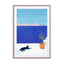 Cat on the roof Wall Art - Drawdeck