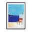 Red chair Wall Art - Drawdeck