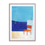 Red chair Wall Art - Drawdeck