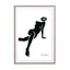 black figure 1 Wall Art - Drawdeck