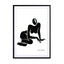 black figure 2 Wall Art - Drawdeck