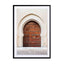 Brown door in Marrakesh Wall Art - Drawdeck