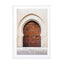 Brown door in Marrakesh Wall Art - Drawdeck
