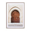 Brown door in Marrakesh Wall Art - Drawdeck
