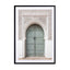 Green door in Marrakesh Wall Art - Drawdeck