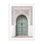 Green door in Marrakesh Wall Art - Drawdeck