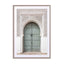 Green door in Marrakesh Wall Art - Drawdeck
