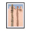 Wall and a palm tree in Marrakech Wall Art - Drawdeck