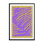 purple palm tree Wall Art - Drawdeck