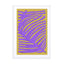 purple palm tree Wall Art - Drawdeck